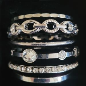 6 qty 8 3/4 inch round Bangle Bracelets